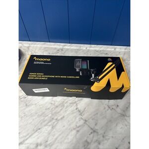 MAONO Gaming USB Microphone with Noise-Cancelling Video Game Computer Boom Arm